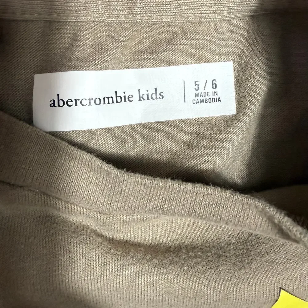 Abercrombie Kids Pokémon Pikachu High Voltage Graphic Tee Size 5/6